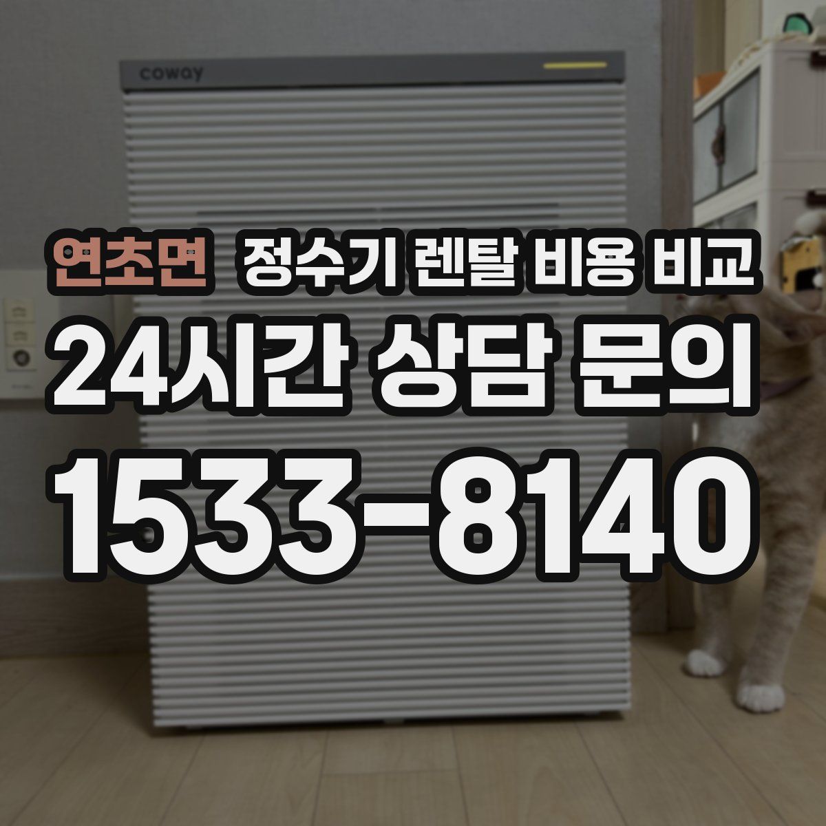 연초면 정수기 렌탈 비용 비교