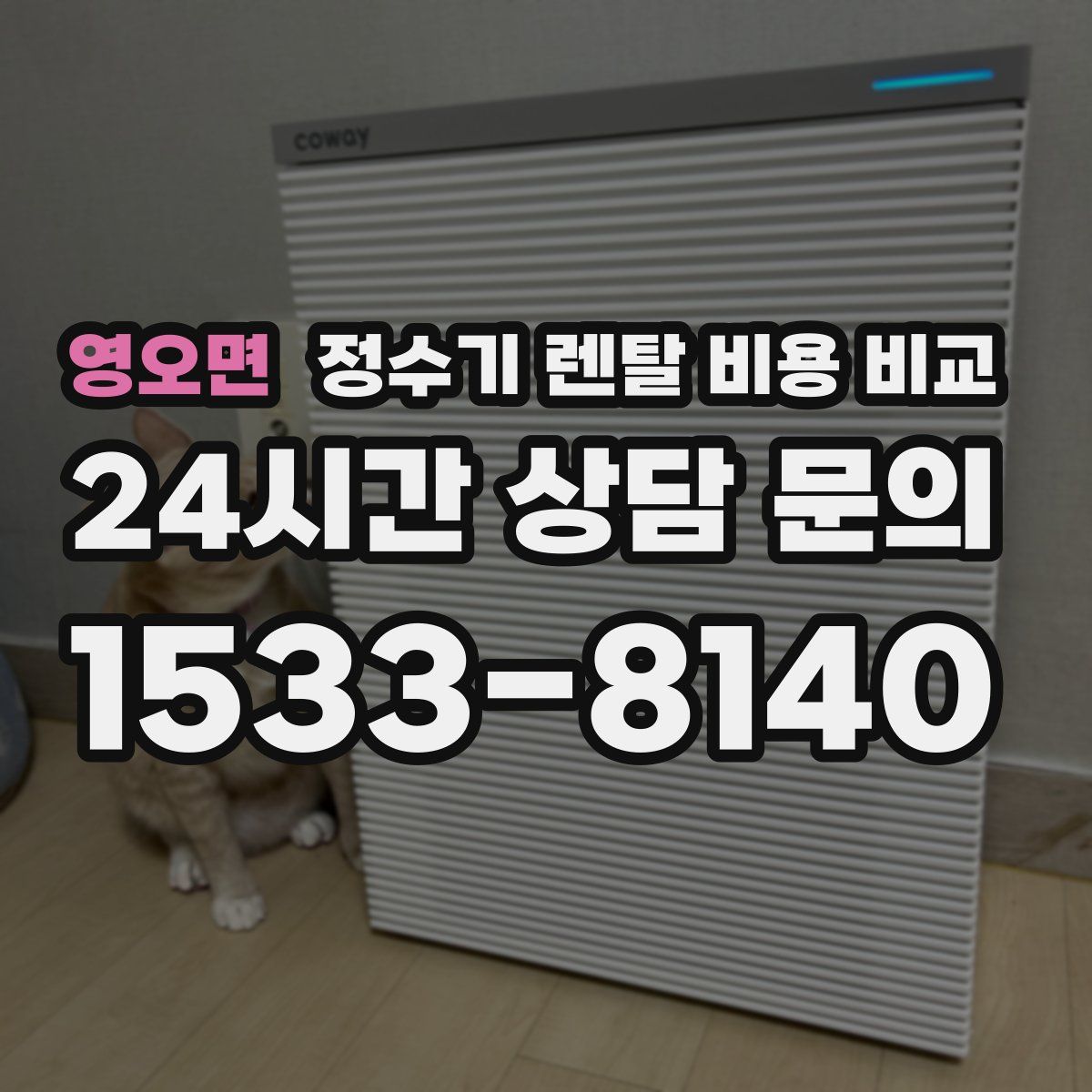영오면 정수기 렌탈 비용 비교
