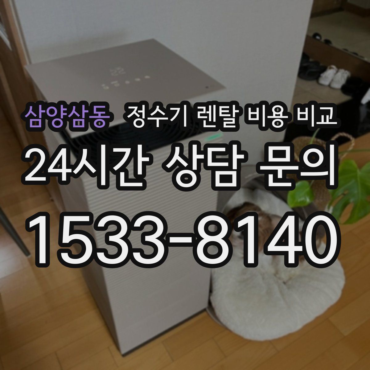 삼양삼동 정수기 렌탈 비용 비교