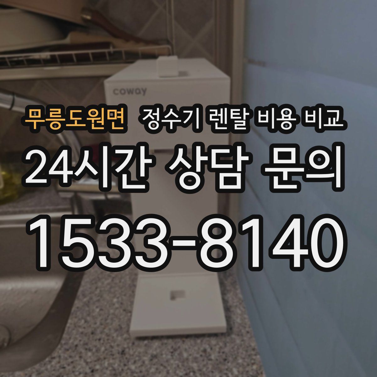 무릉도원면 정수기 렌탈 비용 비교