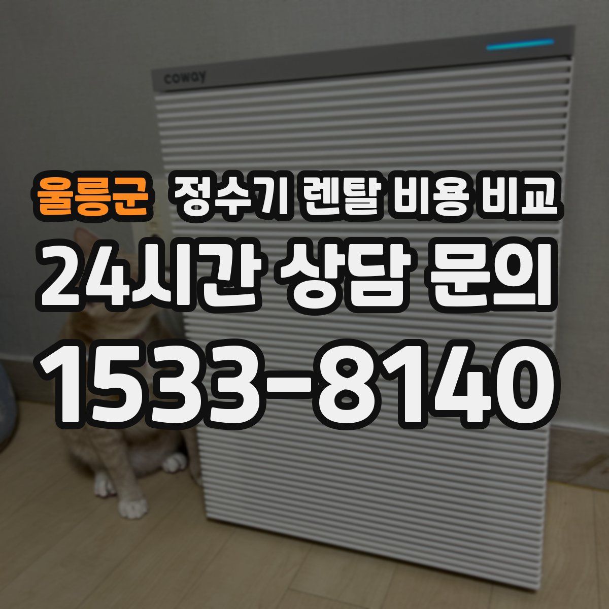 울릉군 정수기 렌탈 비용 비교