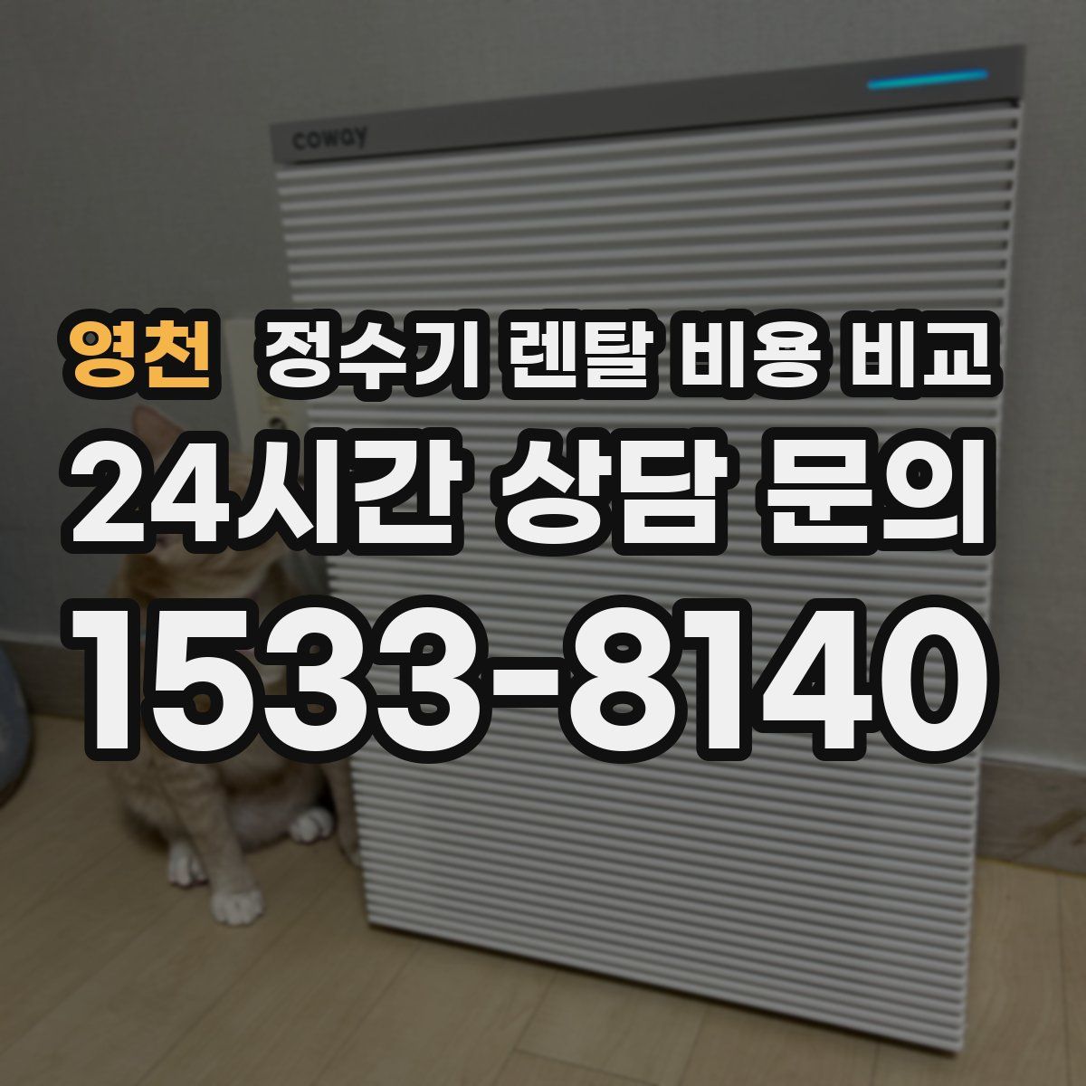 영천 정수기 렌탈 비용 비교