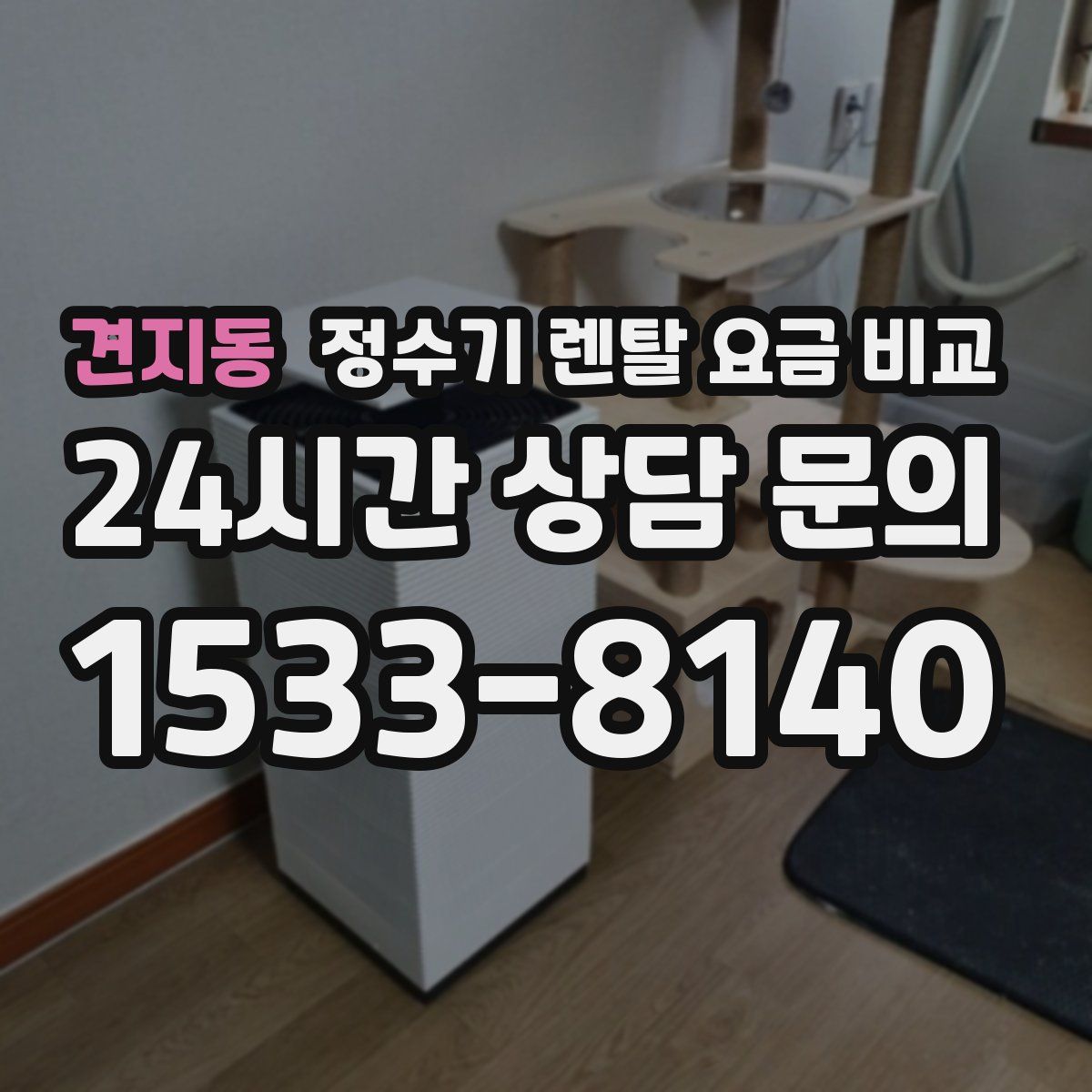 견지동 정수기 렌탈 요금 비교