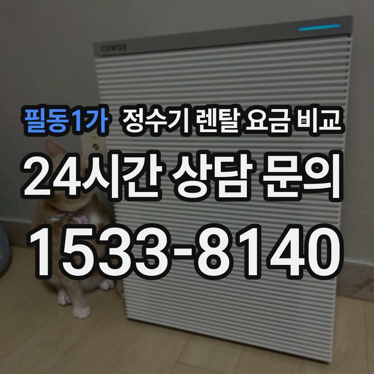 필동1가 정수기 렌탈 요금 비교