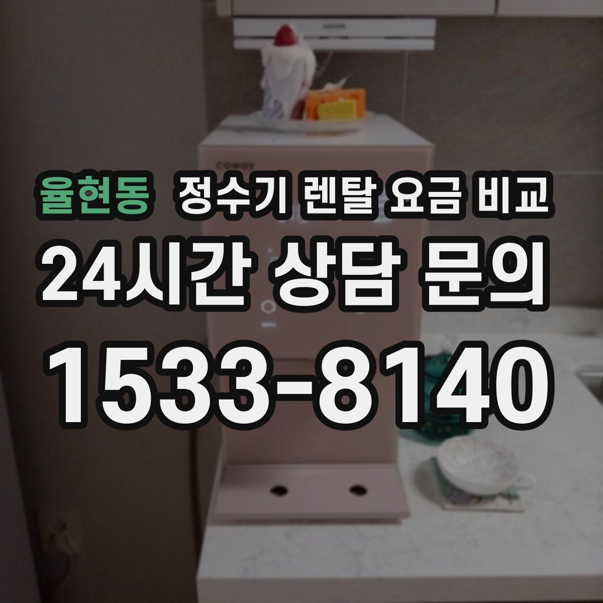 율현동 정수기 렌탈 요금 비교