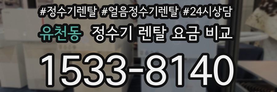 유천동 정수기 렌탈 요금 비교
