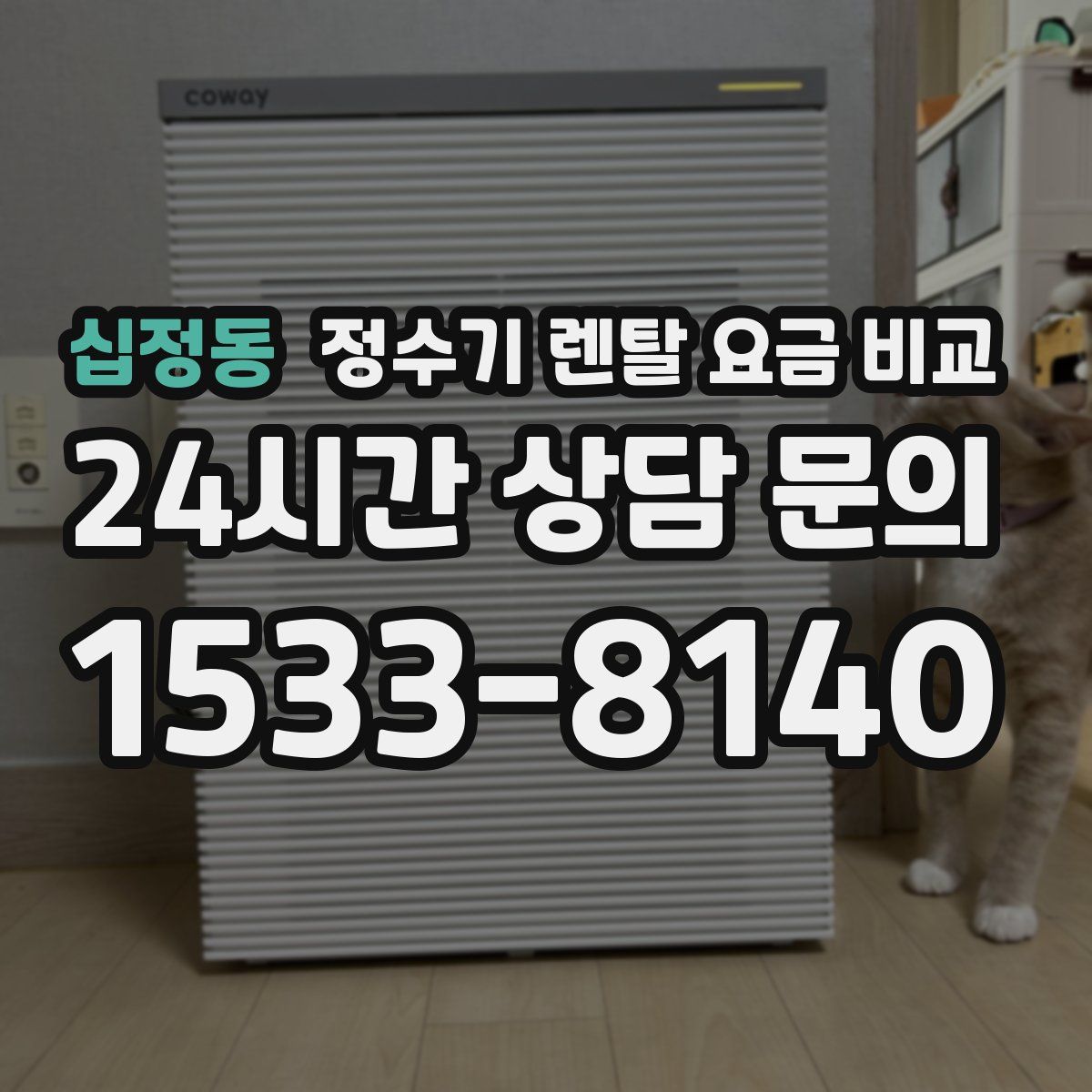 십정동 정수기 렌탈 요금 비교