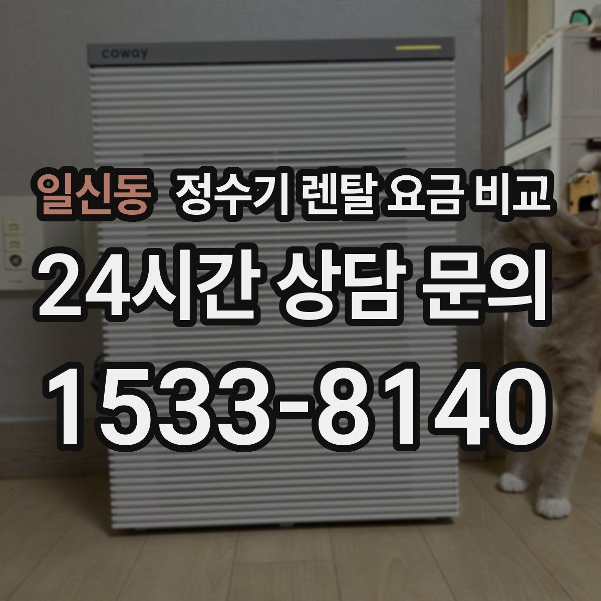 일신동 정수기 렌탈 요금 비교