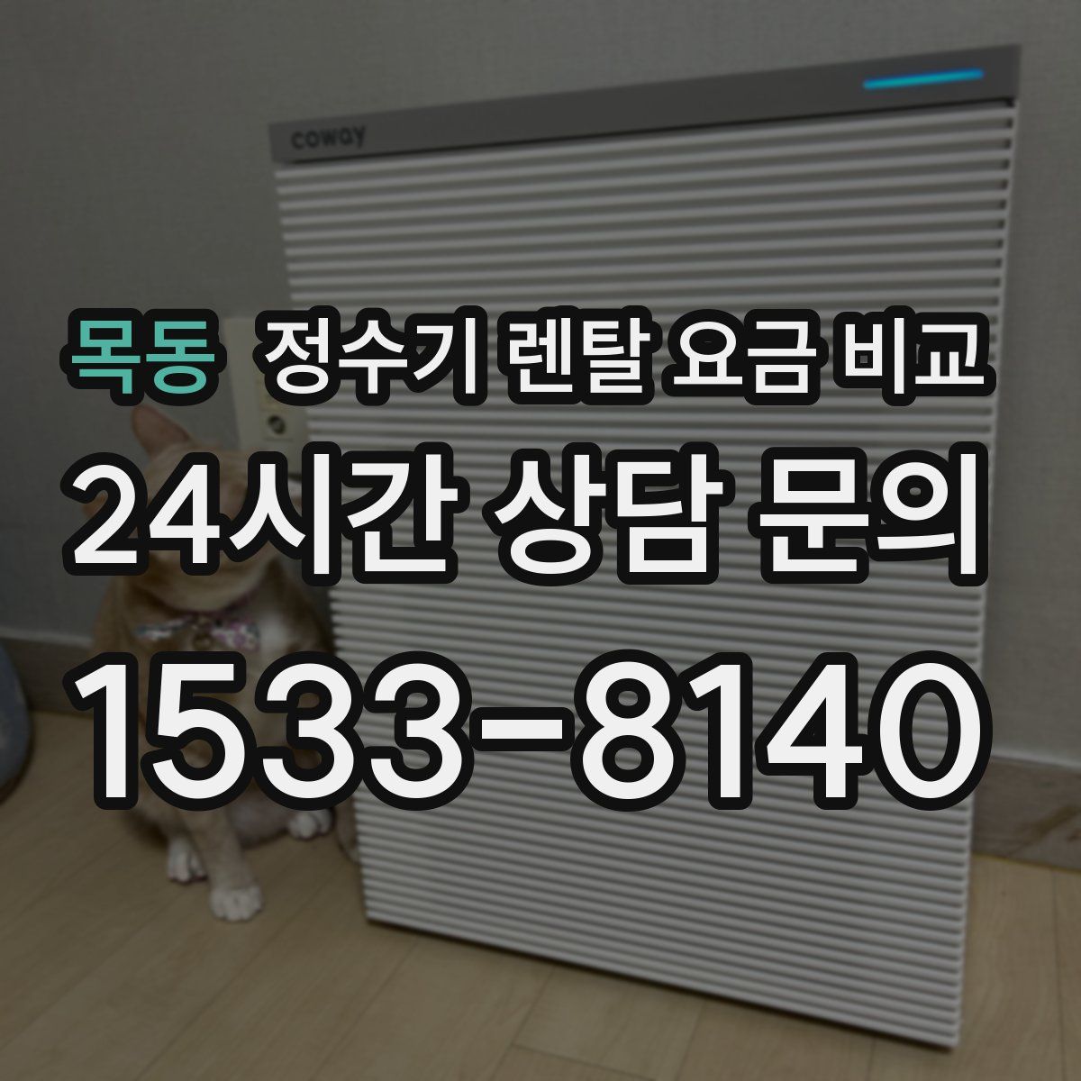 목동 정수기 렌탈 요금 비교