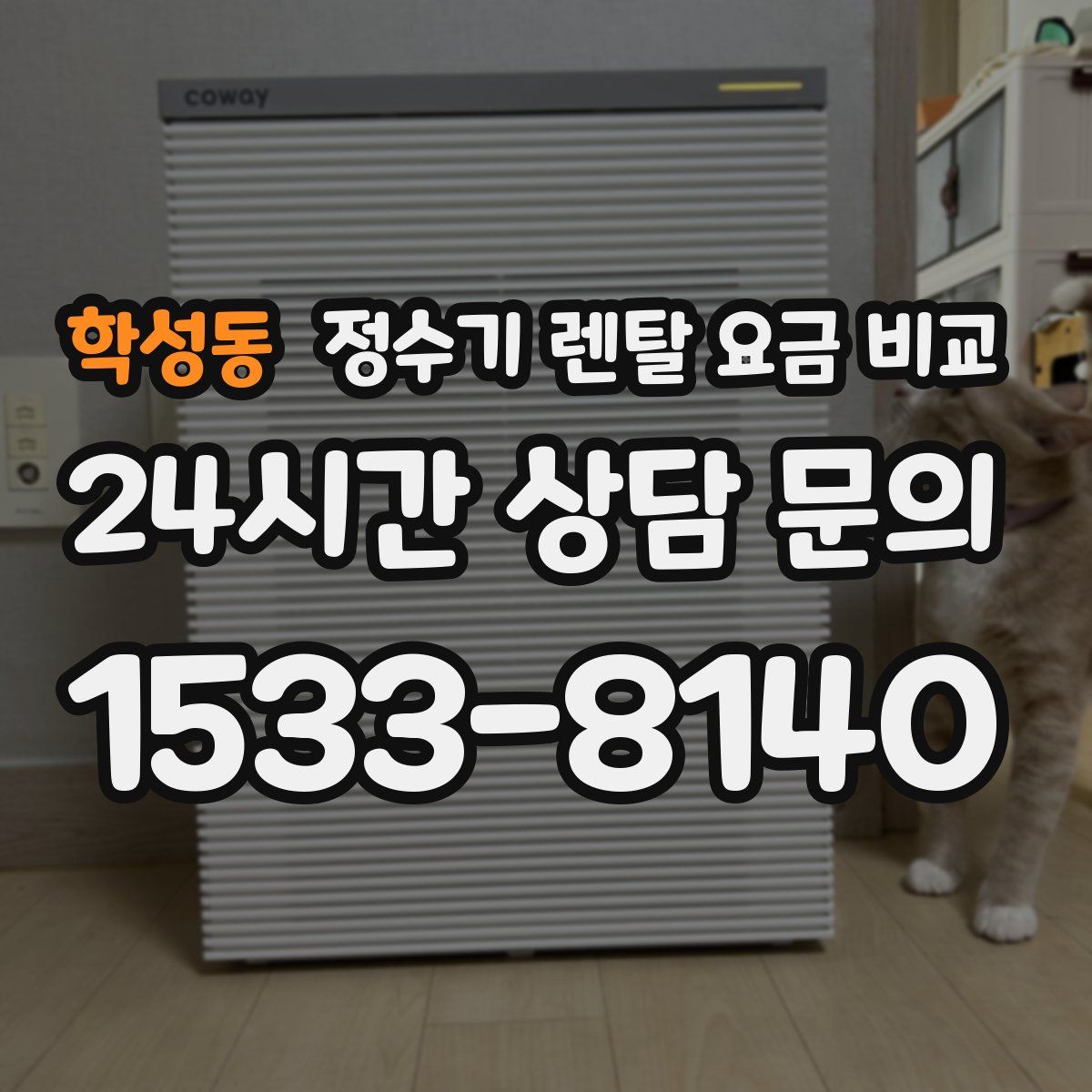 학성동 정수기 렌탈 요금 비교