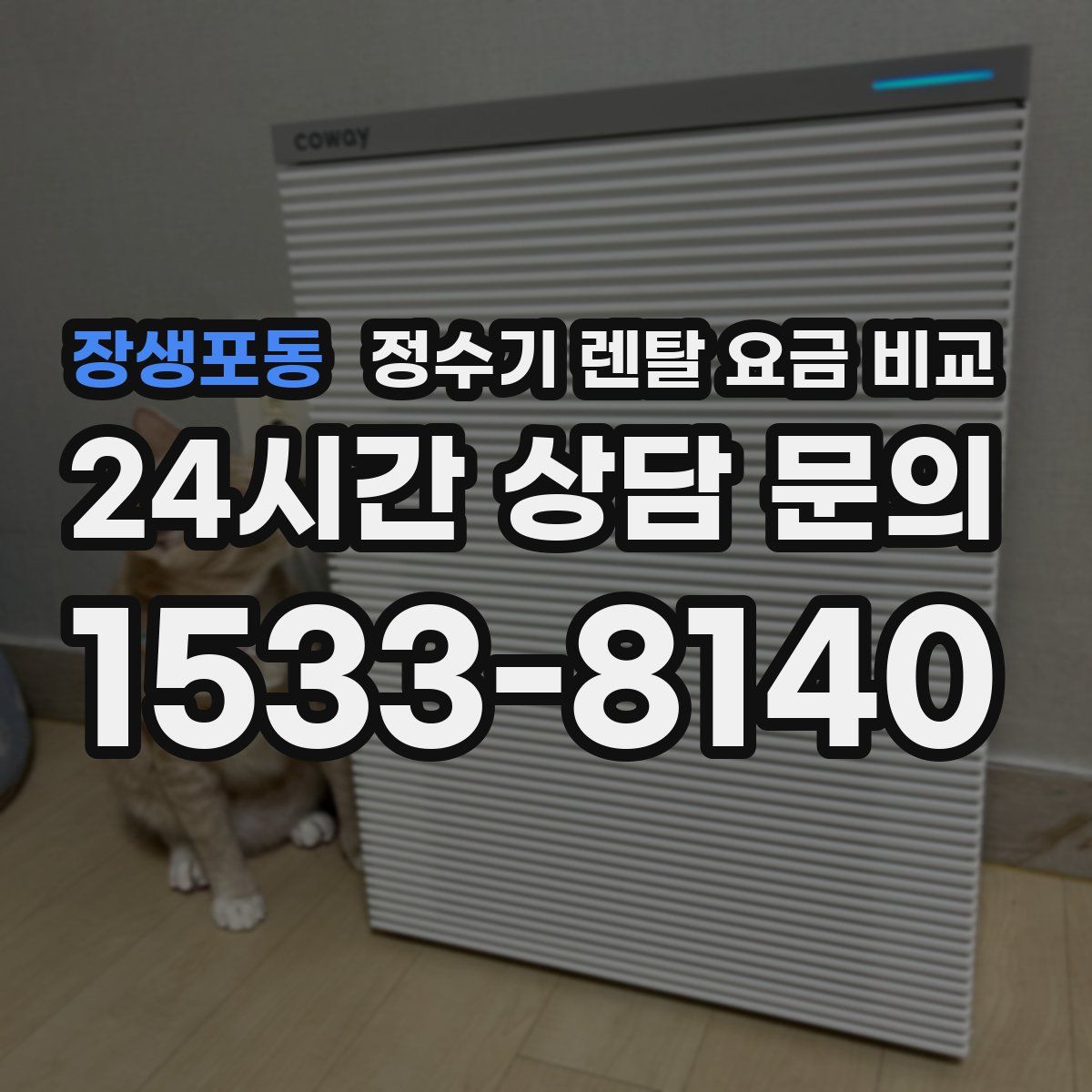 장생포동 정수기 렌탈 요금 비교