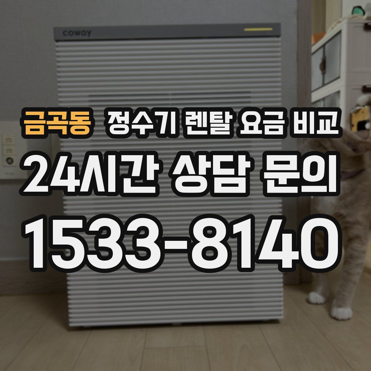 금곡동 정수기 렌탈 요금 비교