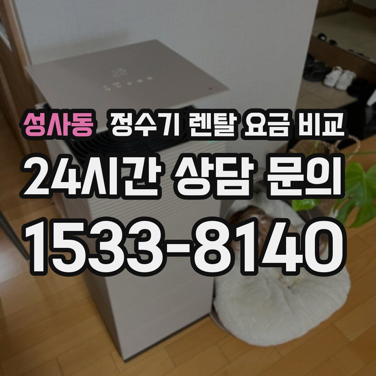 성사동 정수기 렌탈 요금 비교