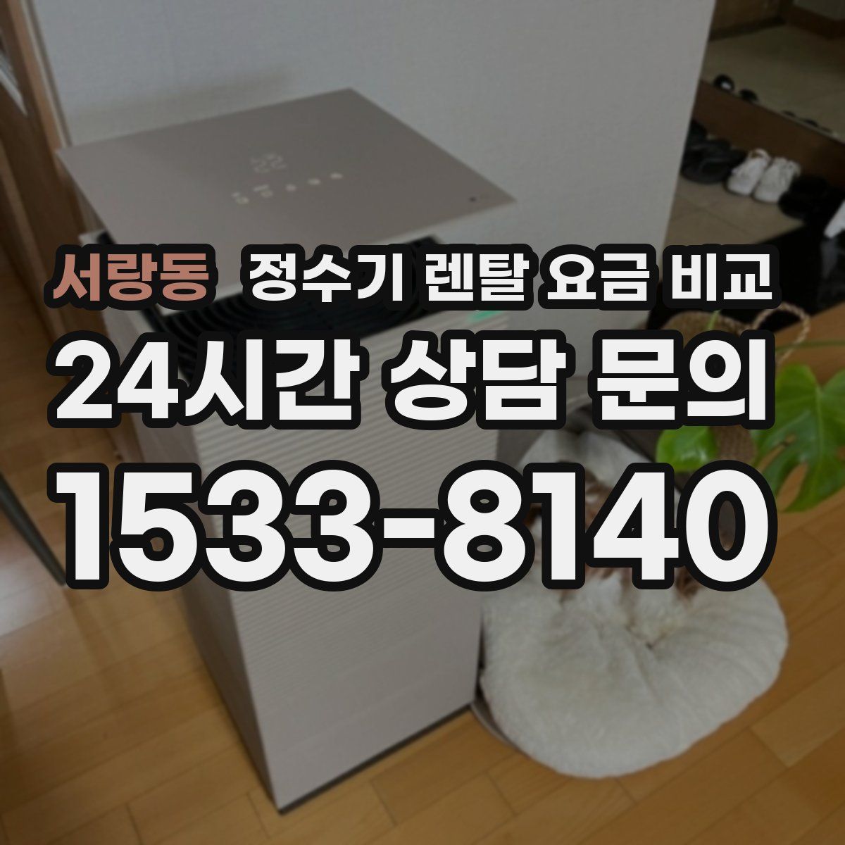 서랑동 정수기 렌탈 요금 비교