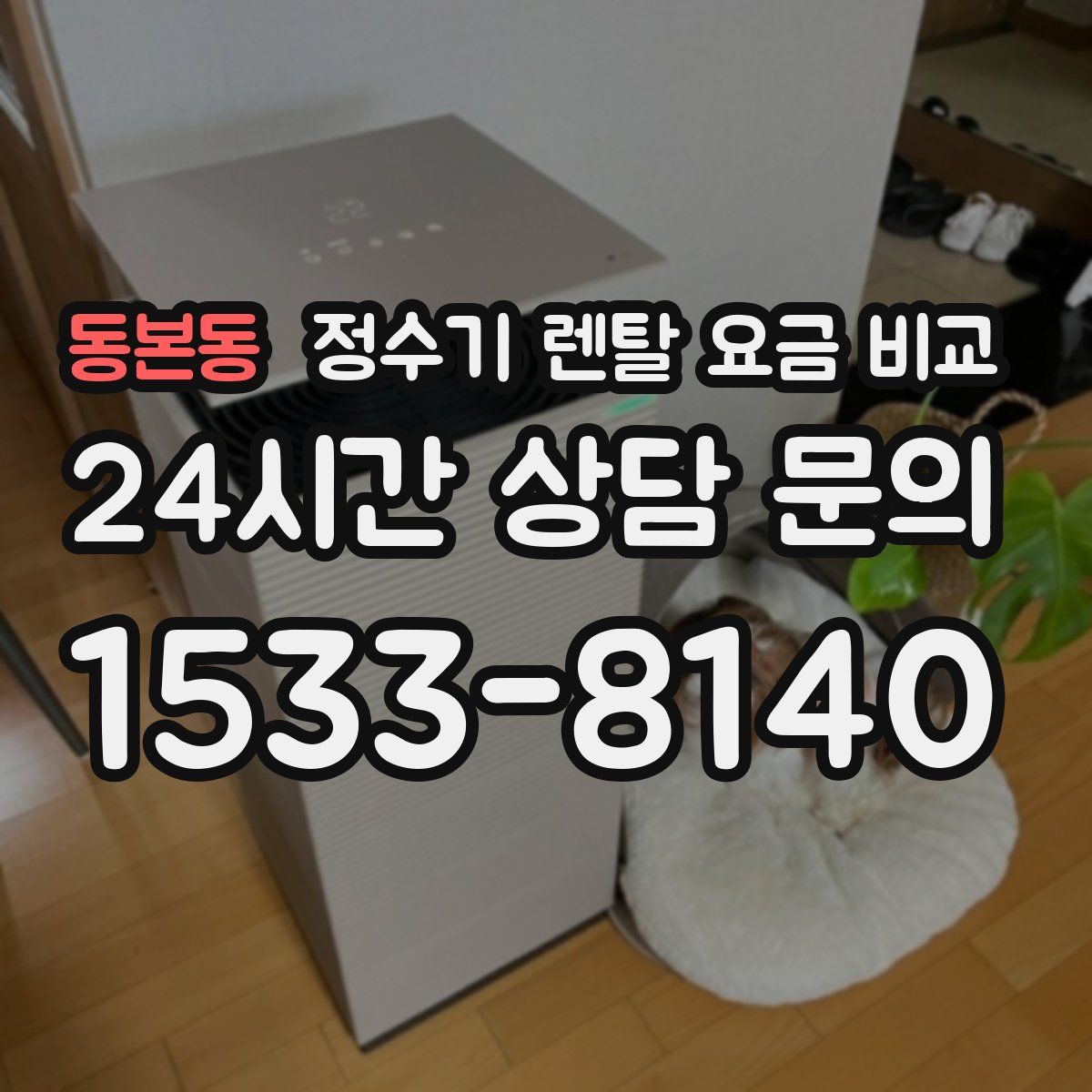 동본동 정수기 렌탈 요금 비교