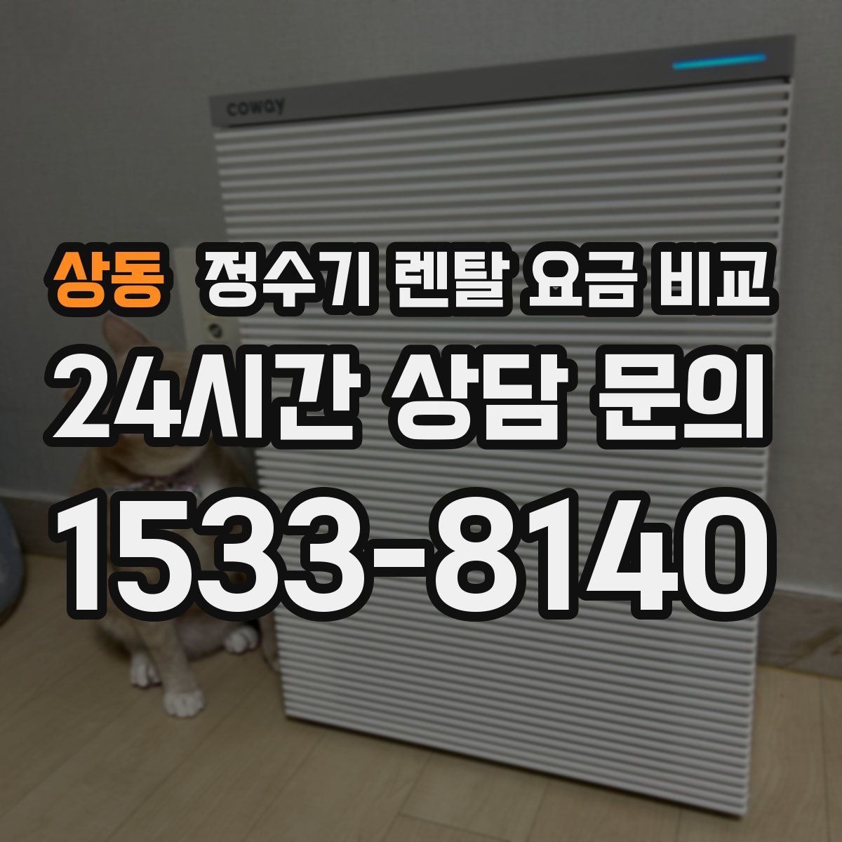 상동 정수기 렌탈 요금 비교