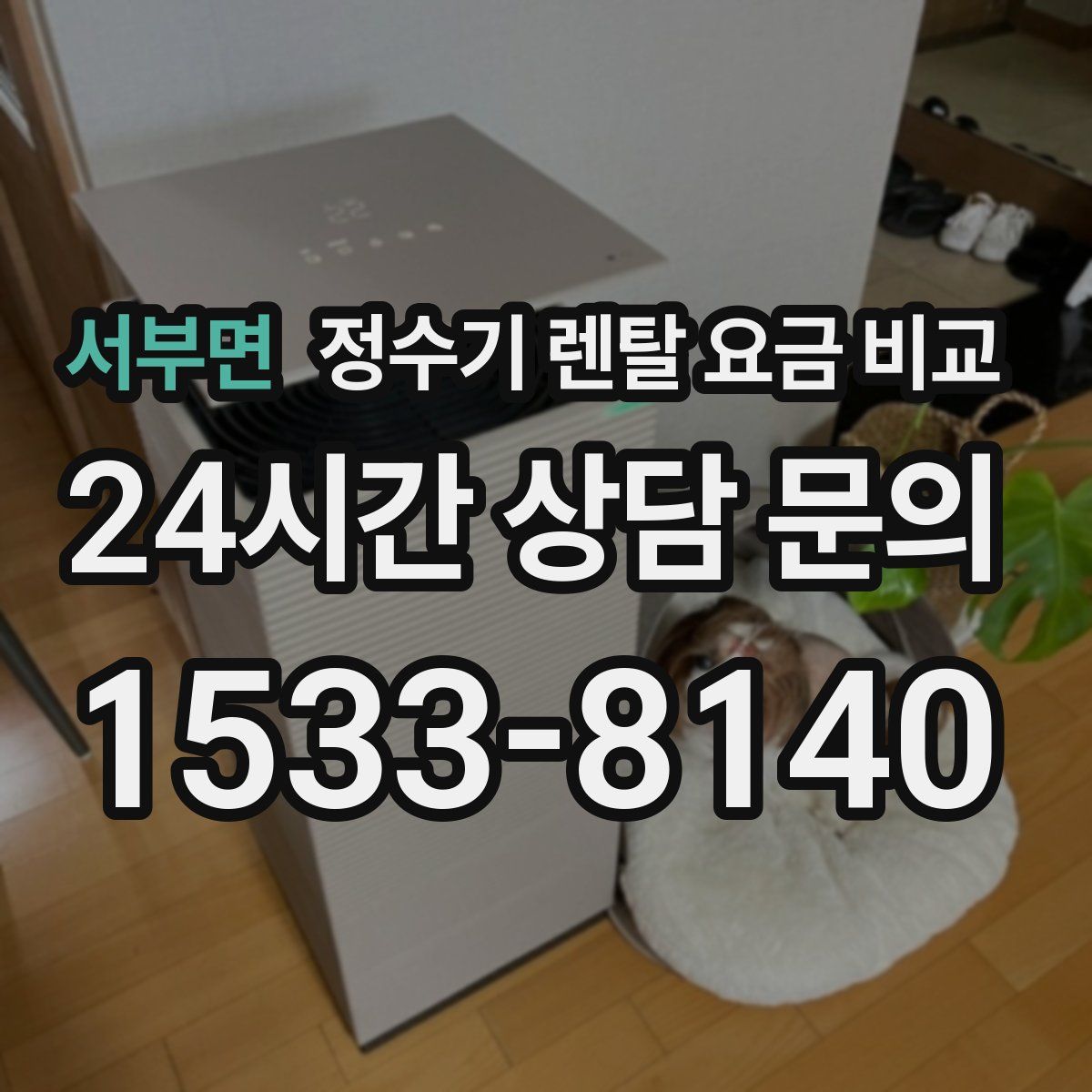 서부면 정수기 렌탈 요금 비교