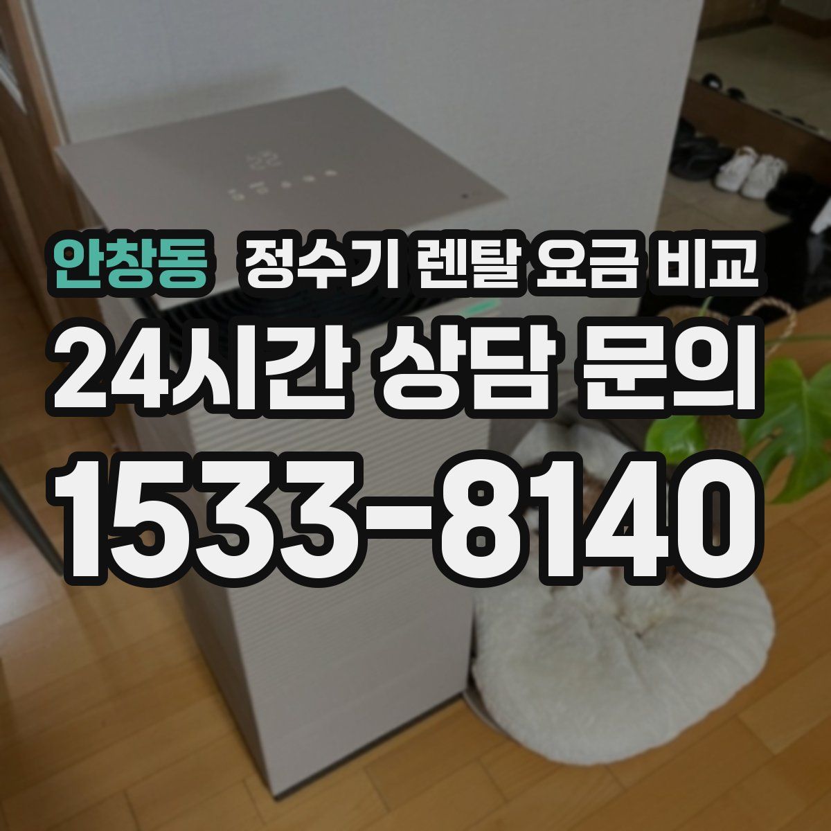 안창동 정수기 렌탈 요금 비교