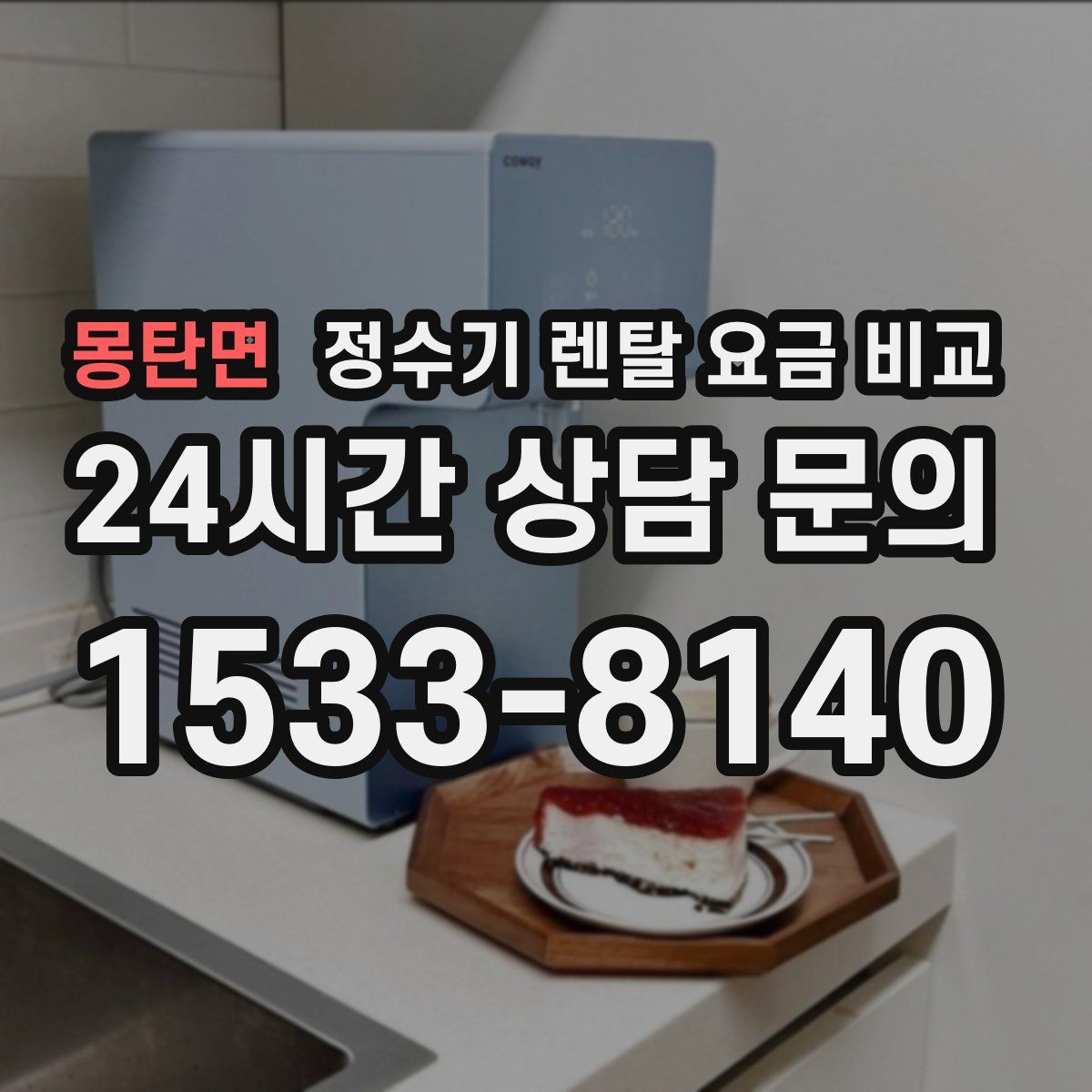 몽탄면 정수기 렌탈 요금 비교