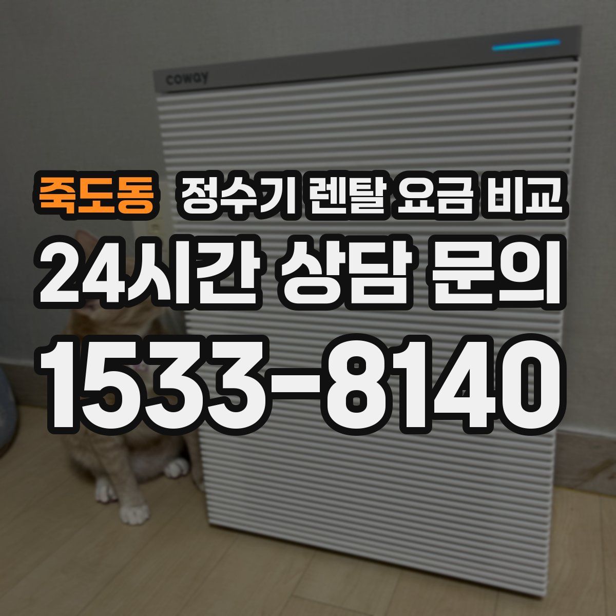 죽도동 정수기 렌탈 요금 비교