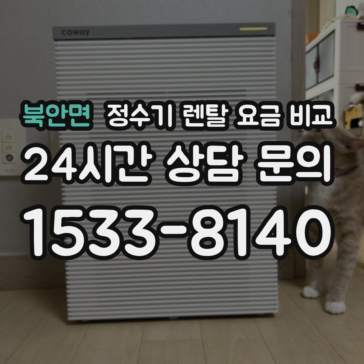 북안면 정수기 렌탈 요금 비교