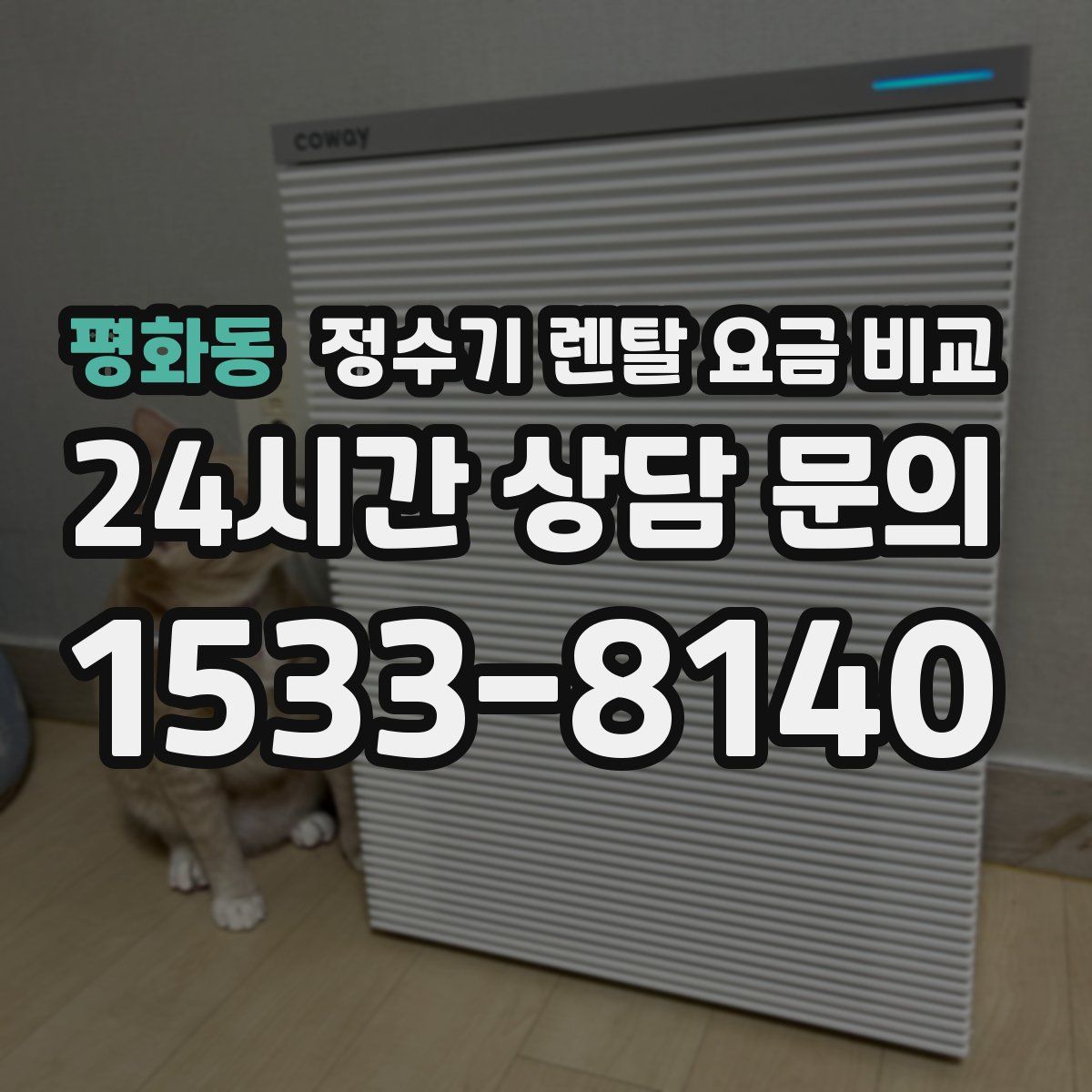 평화동 정수기 렌탈 요금 비교