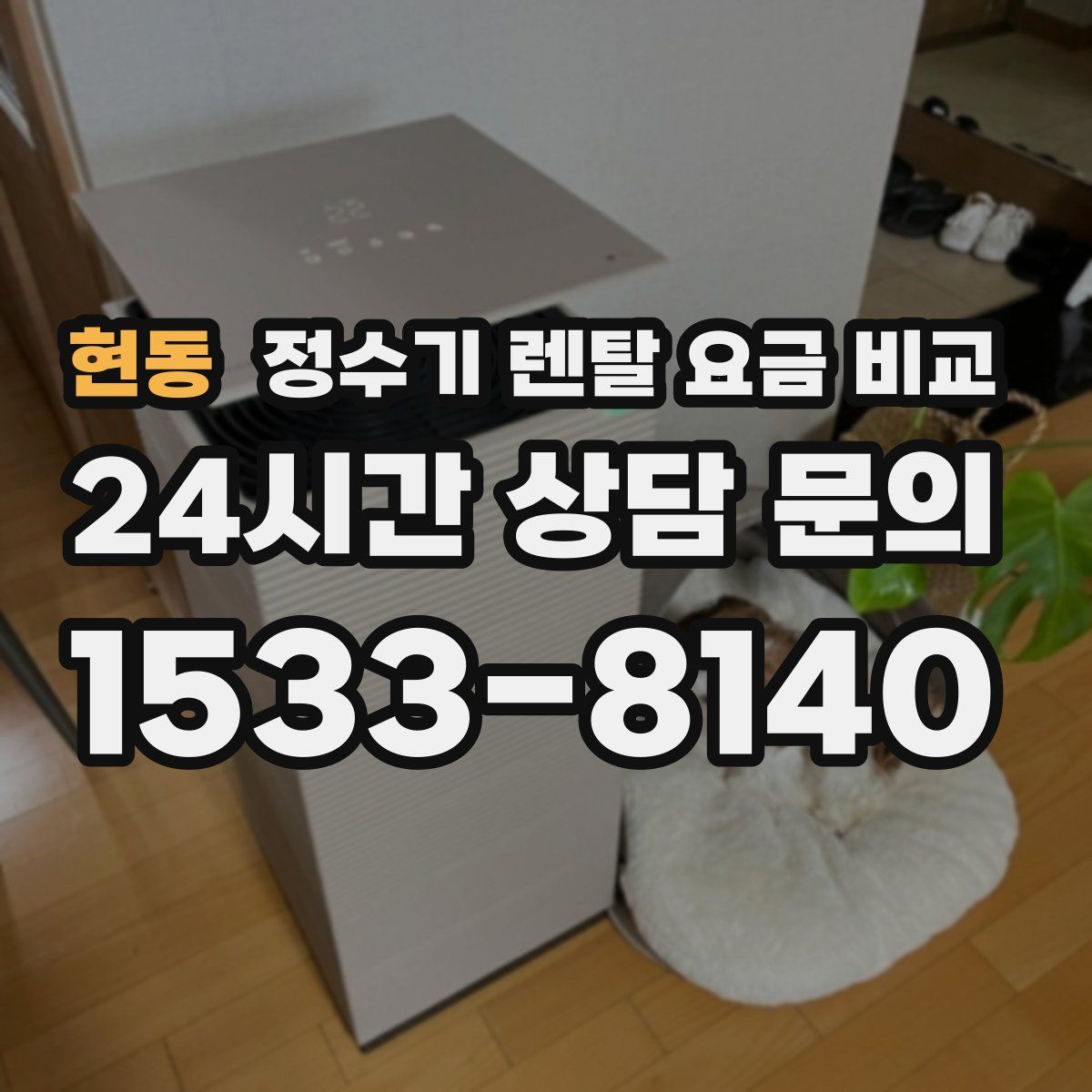현동 정수기 렌탈 요금 비교