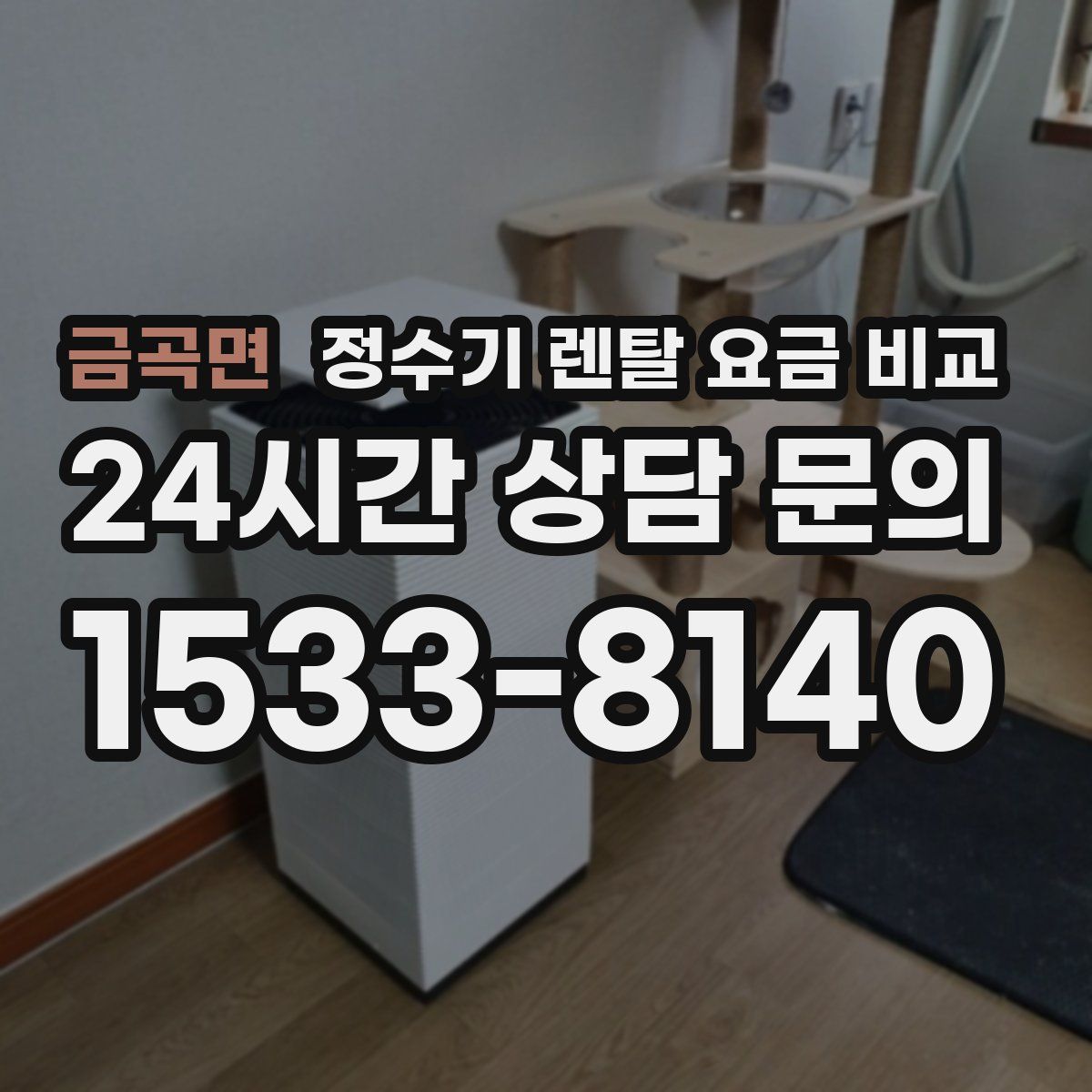 금곡면 정수기 렌탈 요금 비교