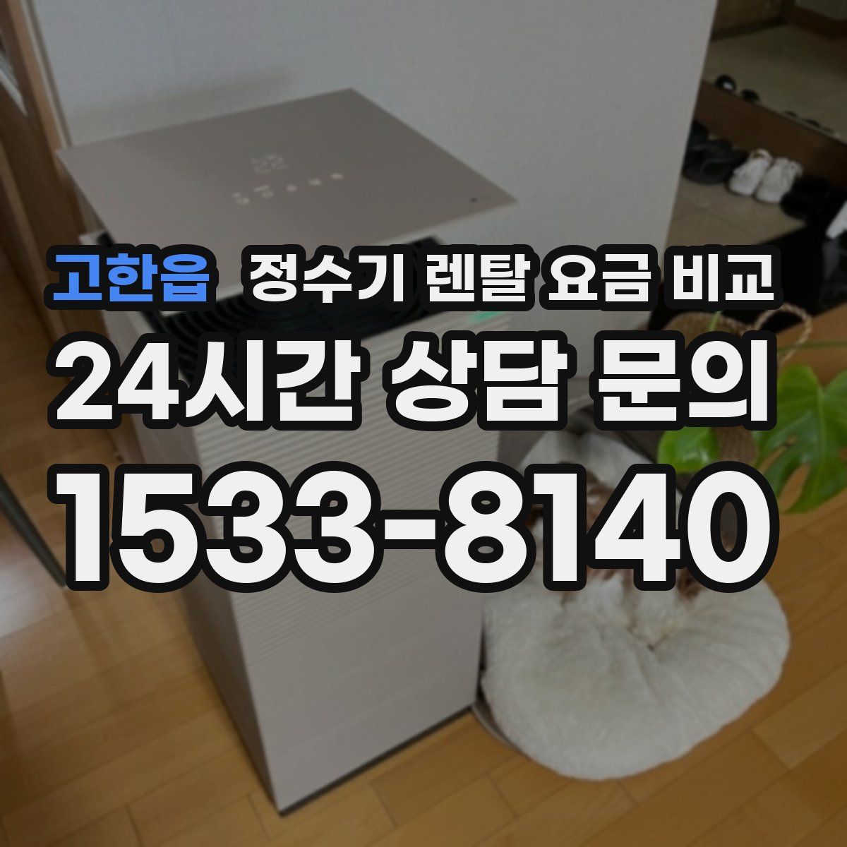 고한읍 정수기 렌탈 요금 비교