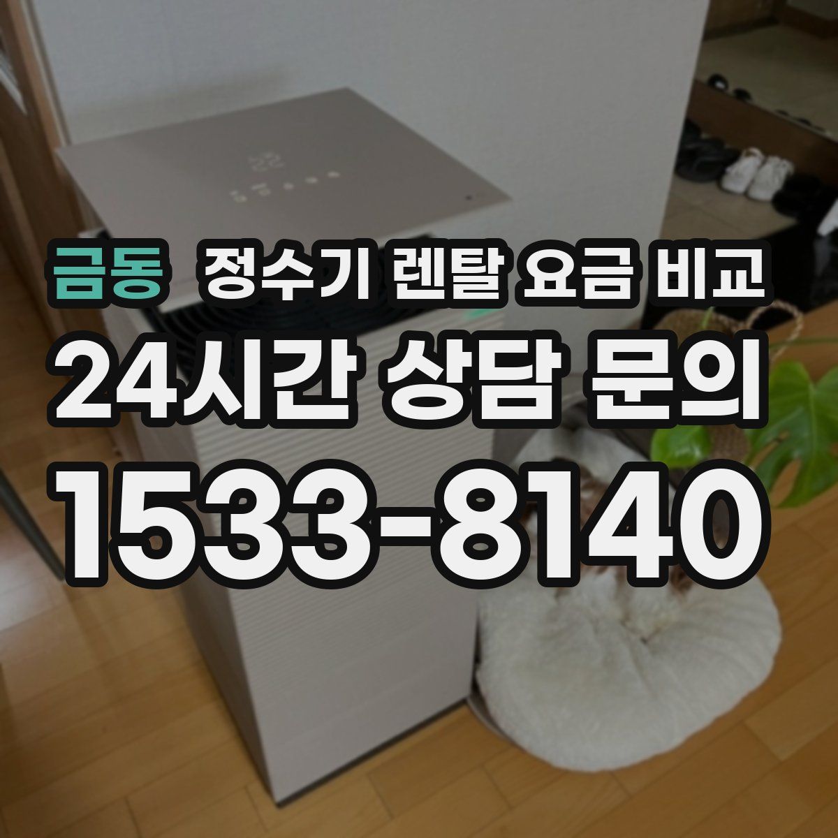 금동 정수기 렌탈 요금 비교