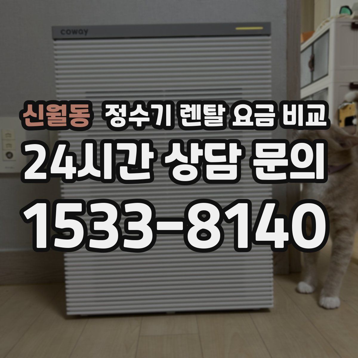 신월동 정수기 렌탈 요금 비교
