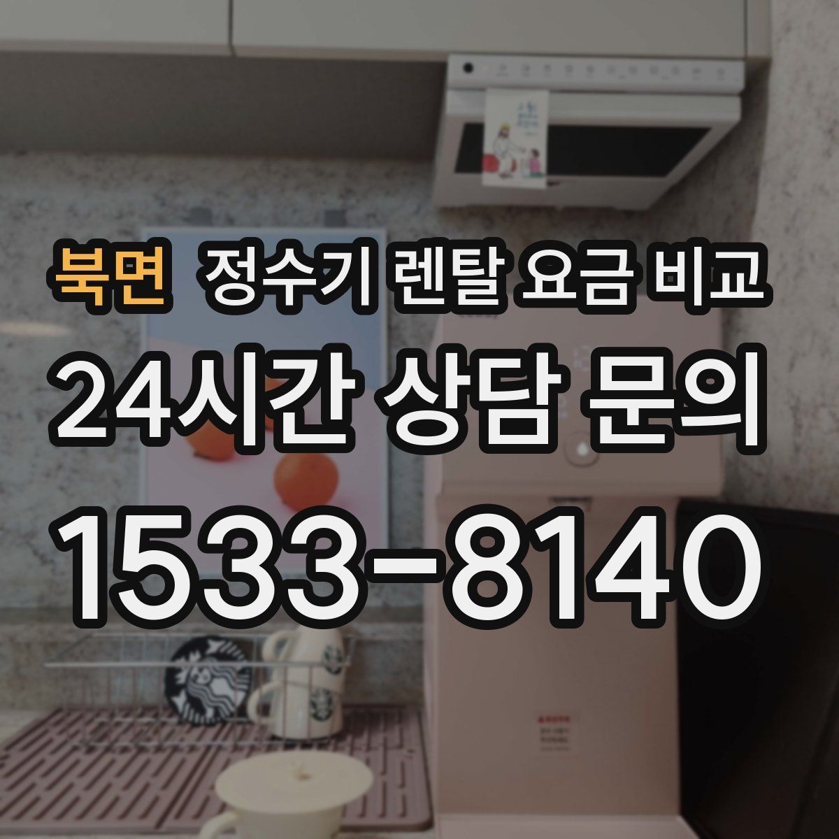 북면 정수기 렌탈 요금 비교