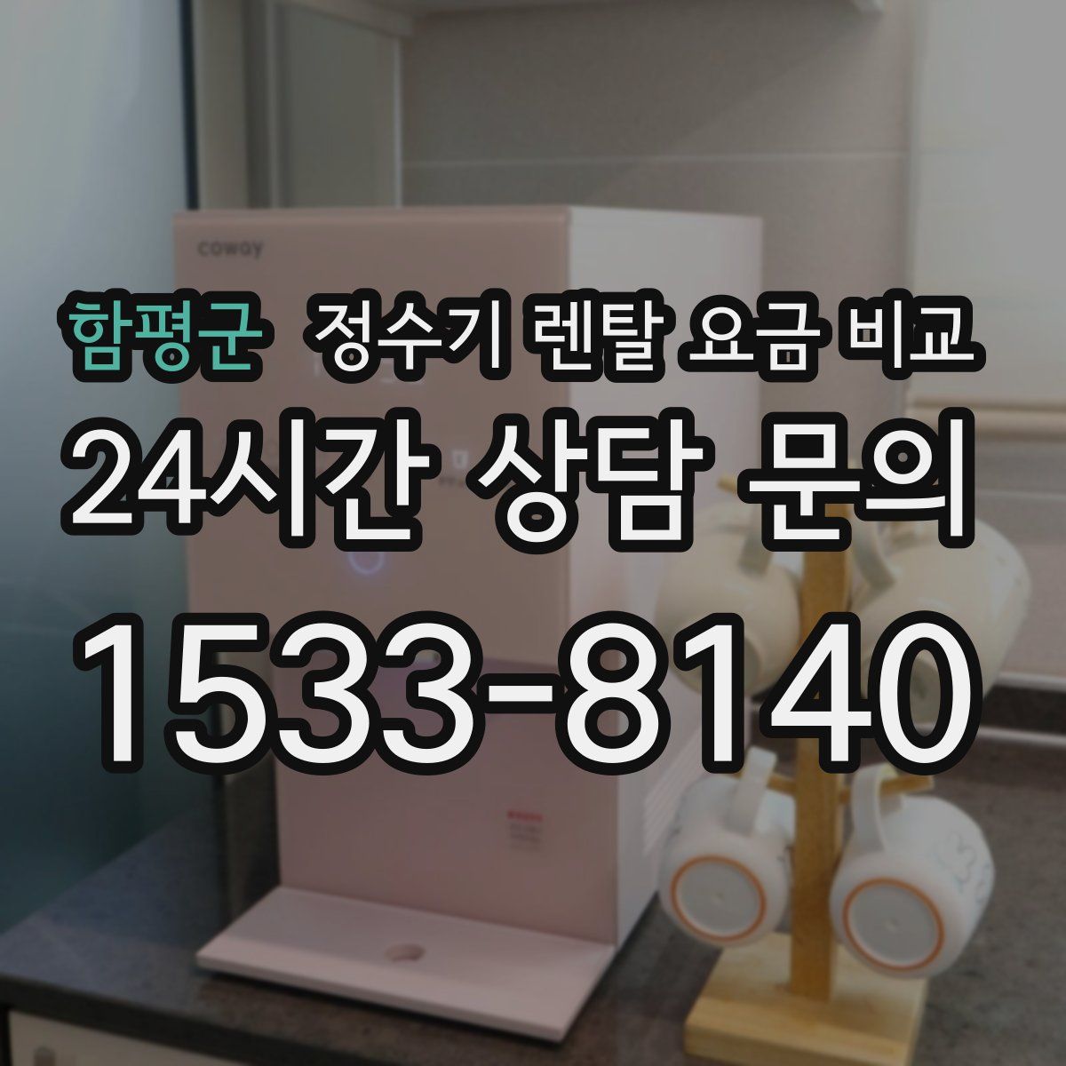 함평군 정수기 렌탈 요금 비교