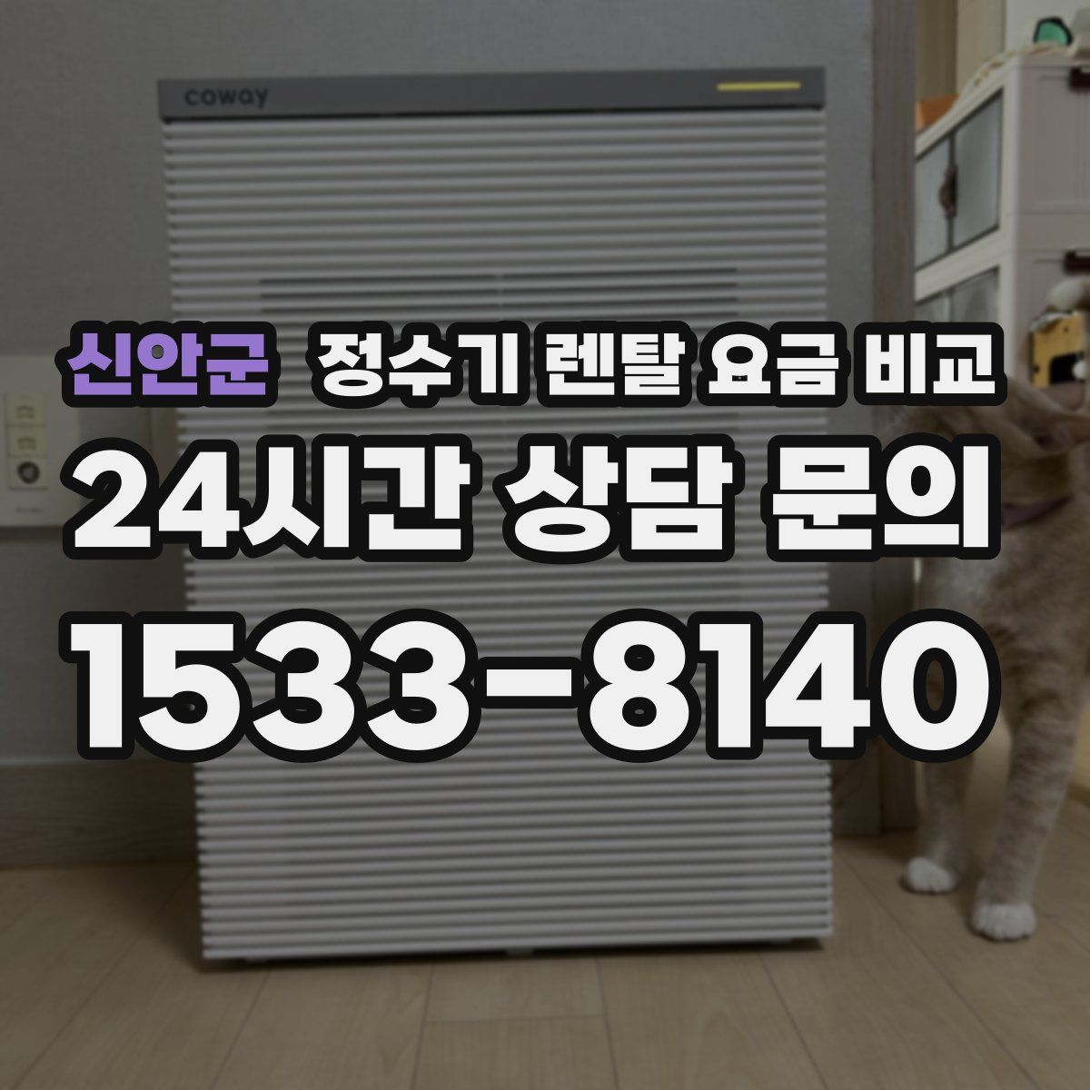 신안군 정수기 렌탈 요금 비교