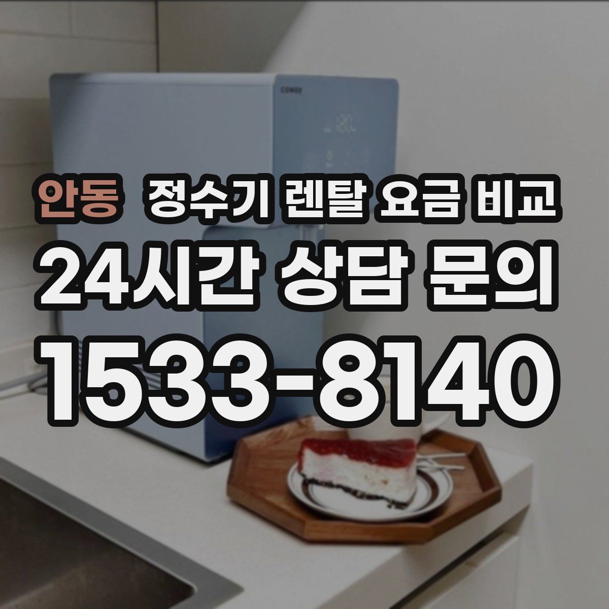 안동 정수기 렌탈 요금 비교