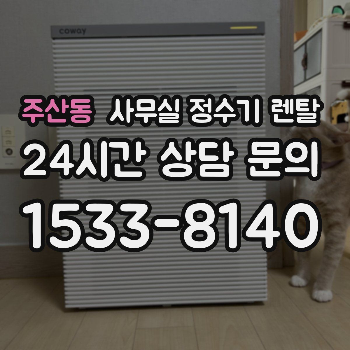 주산동 사무실 정수기 렌탈