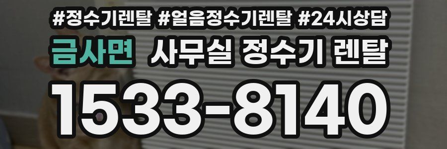 금사면 사무실 정수기 렌탈