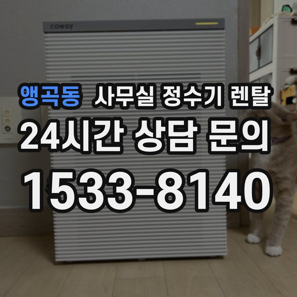 앵곡동 사무실 정수기 렌탈