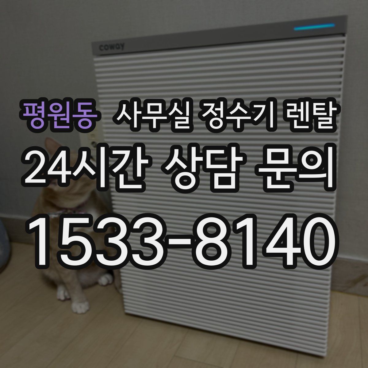평원동 사무실 정수기 렌탈