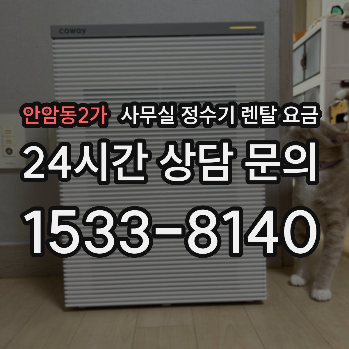 안암동2가 사무실 정수기 렌탈 요금