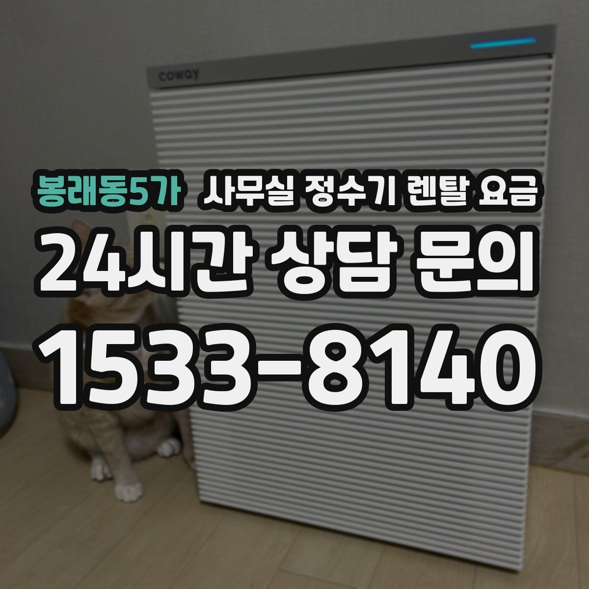 봉래동5가 사무실 정수기 렌탈 요금