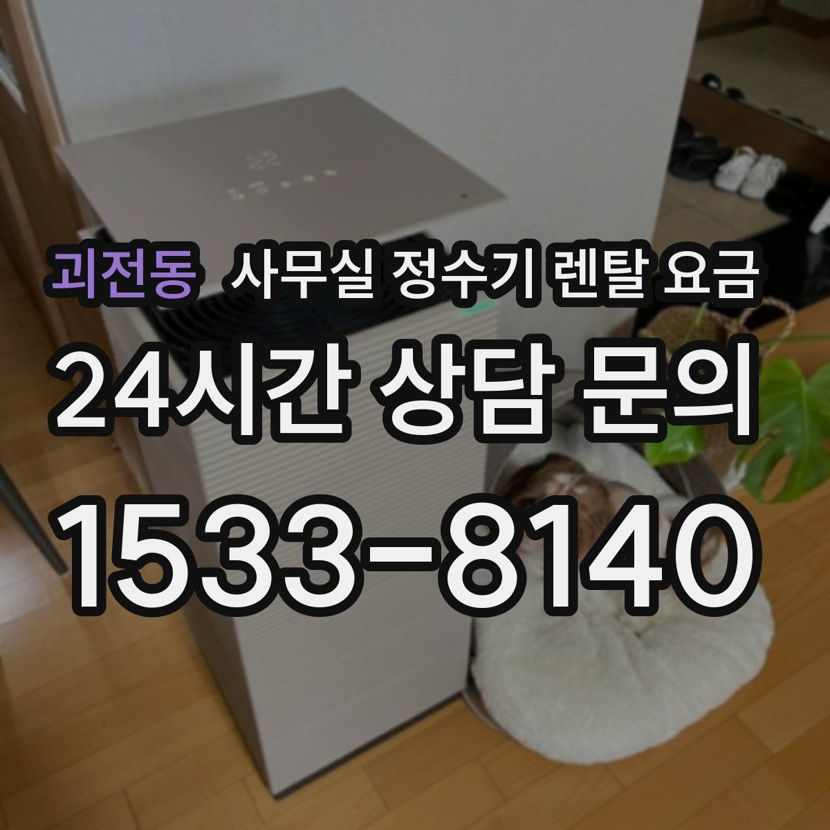 괴전동 사무실 정수기 렌탈 요금