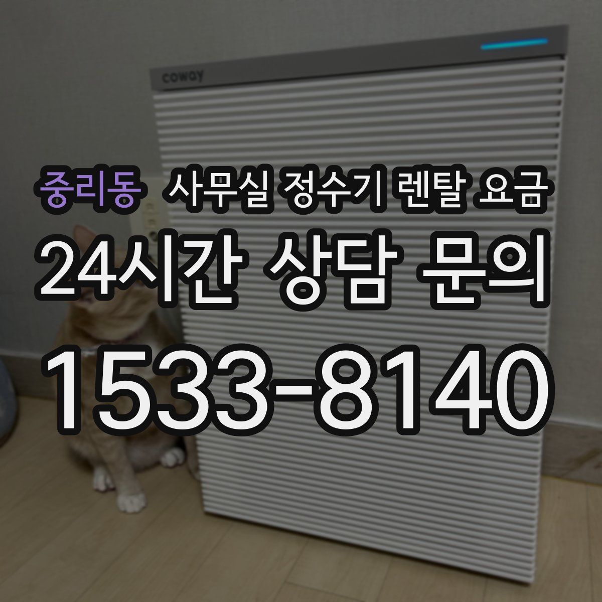 중리동 사무실 정수기 렌탈 요금
