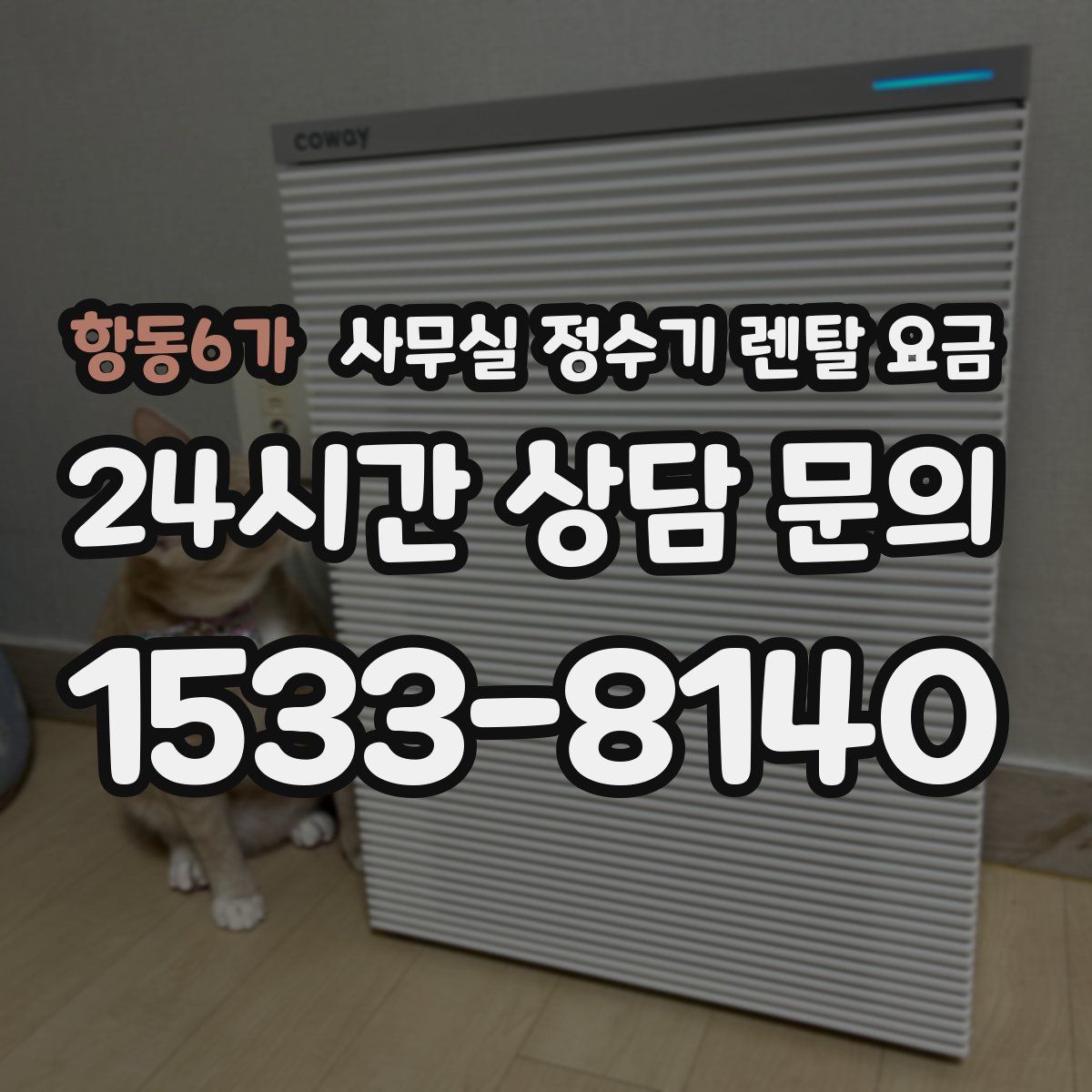 항동6가 사무실 정수기 렌탈 요금