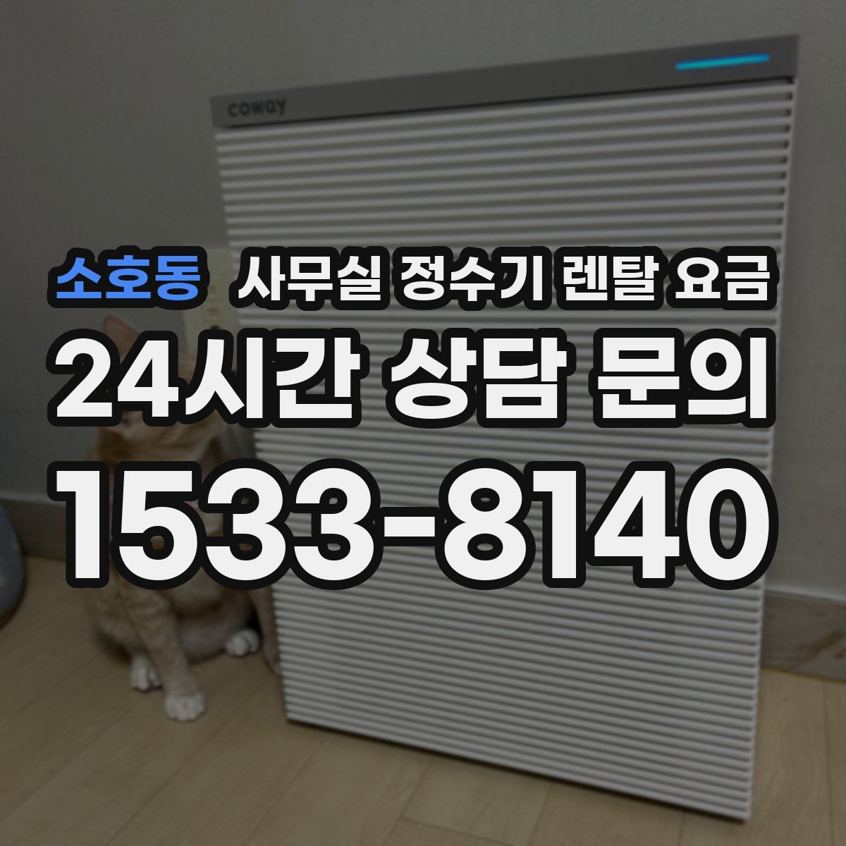 소호동 사무실 정수기 렌탈 요금