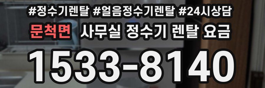 문척면 사무실 정수기 렌탈 요금