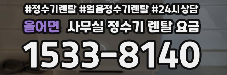 율어면 사무실 정수기 렌탈 요금
