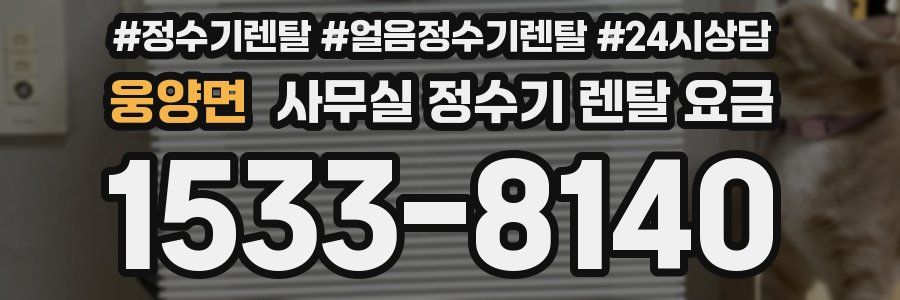 웅양면 사무실 정수기 렌탈 요금