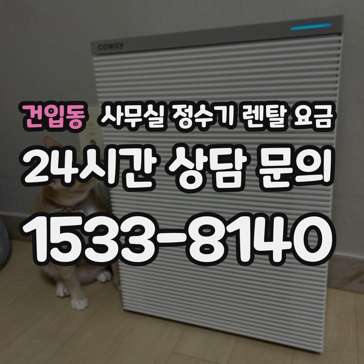 건입동 사무실 정수기 렌탈 요금