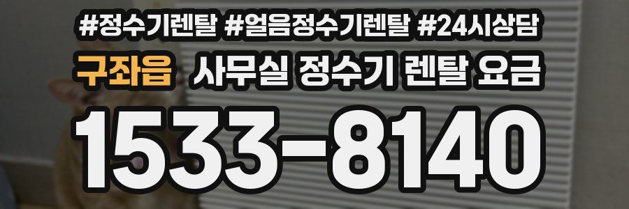 구좌읍 사무실 정수기 렌탈 요금
